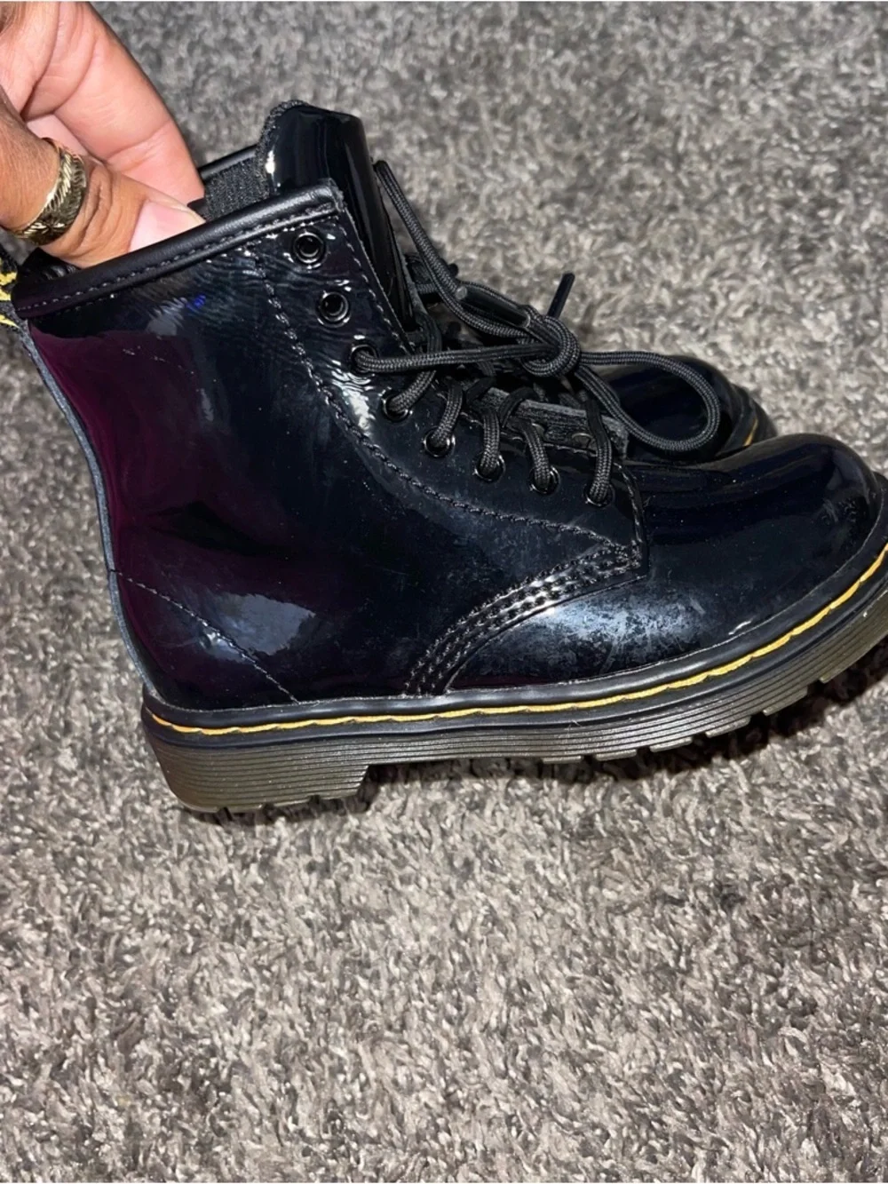 Dr.Martens 15373 Toddlers Airway Bouncing Soles Toddler Boots Sz 9